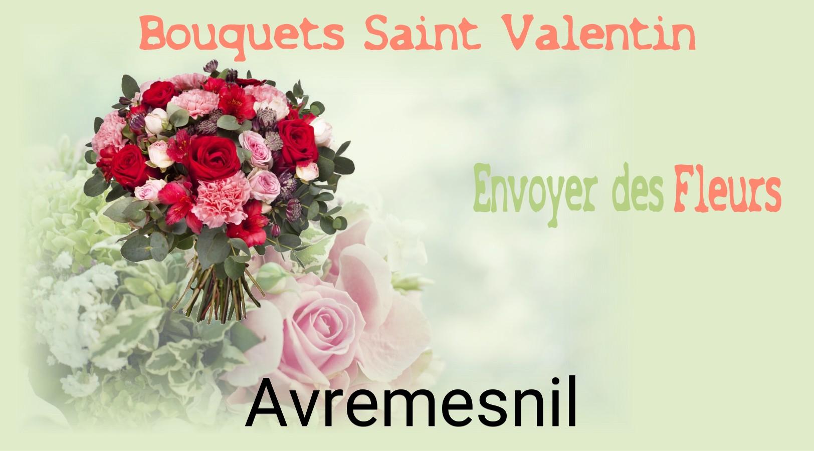 Roses de Saint-Valentin livrées à Avremesnil